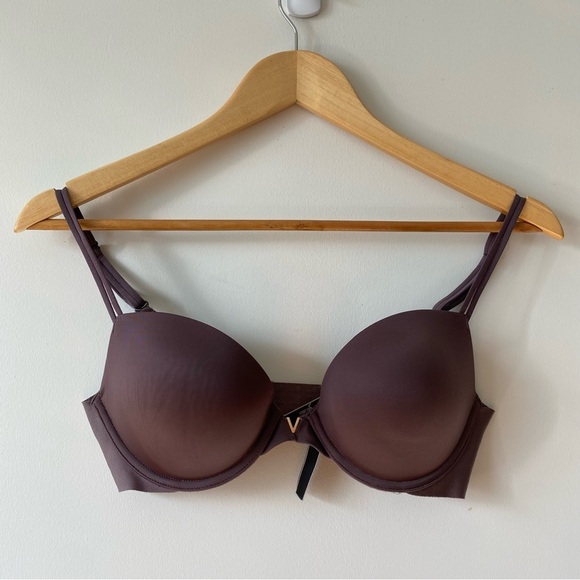 VS Sexy Illusion Push Up Padded Lightly Lined Bra 34C Mulberry - Picture 1 of 10